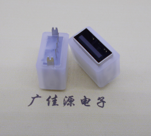 上海USB连接器接口 10.5MM防水立插母座 鱼叉脚