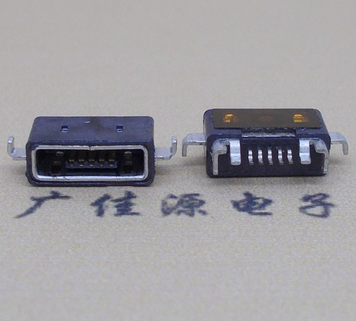 上海MICRO USB防水AB型口母头3D图纸封装