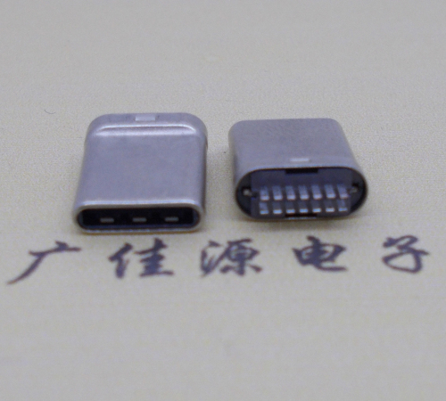 上海type-c14p公头拉伸无地线厚3.6mm