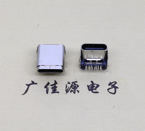 上海type c24p板上母口CL=3.4,DIP+SMT端子DIP脚长1.8连接器