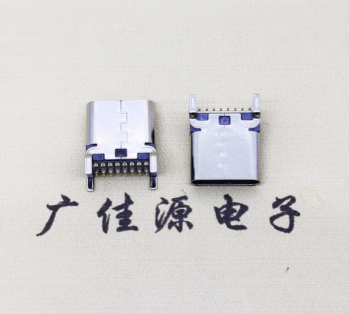 上海USB 3.1TYPE-C16Pin立贴母头座子引脚接线正负级详解